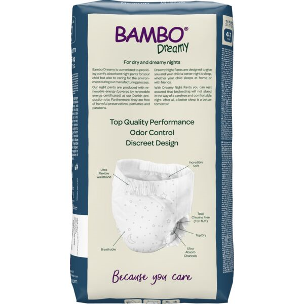 BAMBO Nature Dreamy Night Pants, 4-7 gadi, 15-35 kg biksītes, 10 gab. - 3