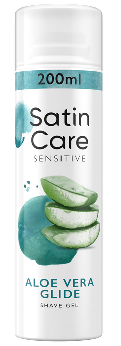 GILLETTE Satin Care Aloe Vera skūšanas želeja, 200 ml - 1