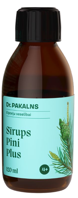 DR. PAKALNS Pini Plus sīrups, 120 ml - 1
