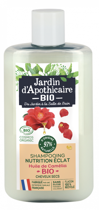 JARDIN D'APOTHICAIRE Ar kamēlijas eļļu barojošs ekoloģisks šampūns, 250 ml - 1