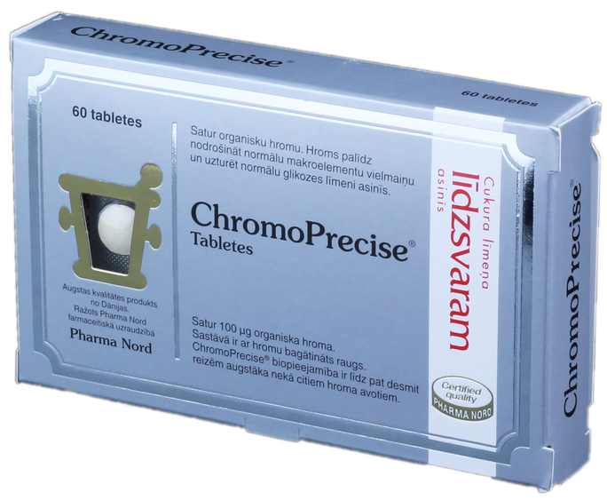 PHARMA NORD Chromo Precise tabletes, 60 gab. - 1