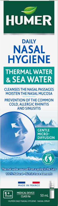 HUMER Deguna Dobuma Ikdienas Higienai Ar Termālo Ūdeni deguna aerosols, 50 ml - 2