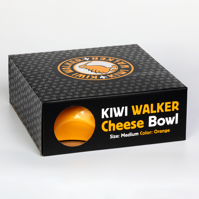 KIWI WALKER Cheese, Oranža, M bļoda, 1 gab. - 2