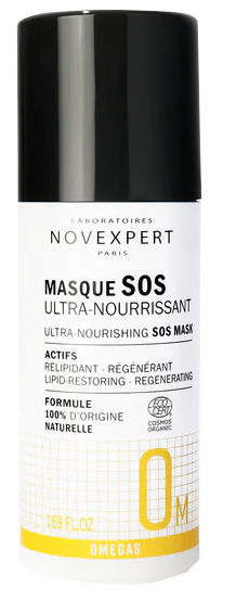 NOVEXPERT Omega SOS Ultra-Nourishing skābju sejas maska, 50 ml - 1
