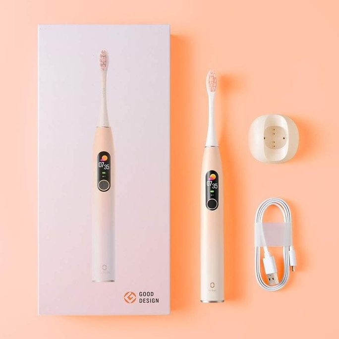 OCLEAN Smart Sonic X Pro Sakura Pink elektriskā zobu birste, 1 gab. - 3