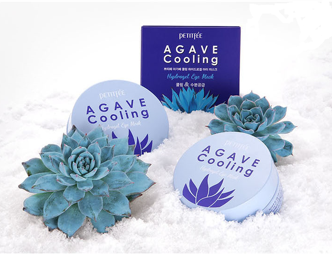 PETITFEE Agave Cooling Hydrogel acu spilventiņi, 60 gab. - 3