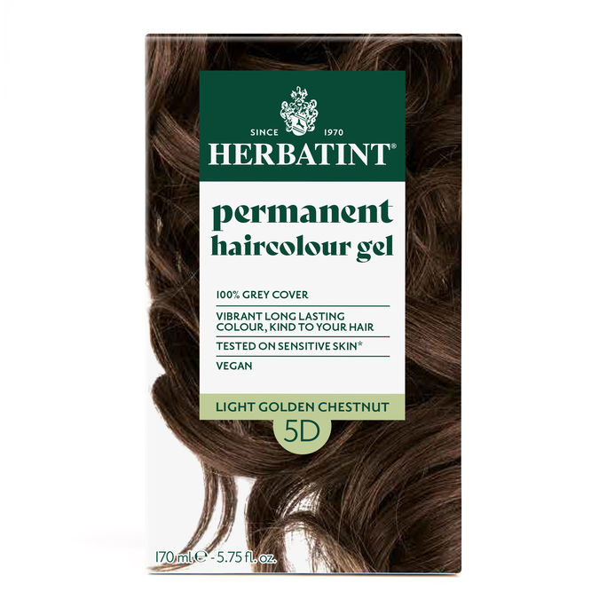 HERBATINT 5D Light Golden Chestnut matu krāsa, 170 ml - 2