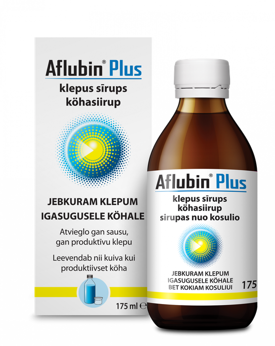 AFLUBIN Plus sīrups, 175 ml - 3