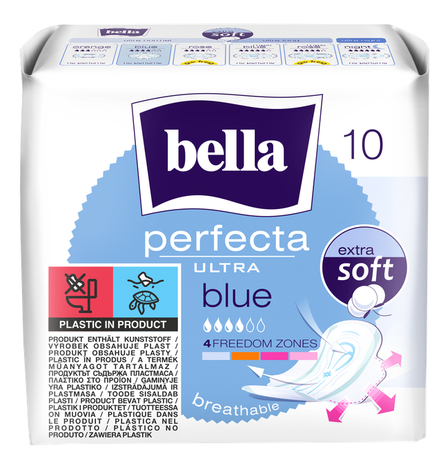 BELLA Perfecta Ultra Blue higiēniskās paketes, 10 gab. - 1