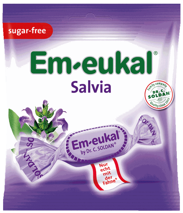 DR. SOLDAN Salvia sugar-free konfektes, 50 g - 1