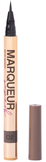 VIVIENNE SABO  Marqueur Superb Dark Brouwn 02 uzacu zīmulis, 0.7 ml - 2