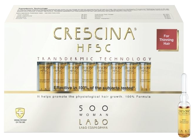 CRESCINA Transderm 500 Woman ampulas, 20 gab. - 1