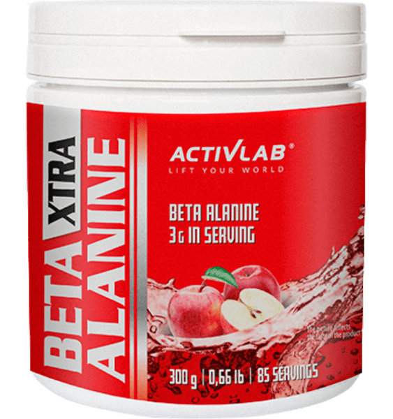 ACTIVLAB Beta Alanine Xtra Apple, obuolių skonio milteliai, 300 g - 1
