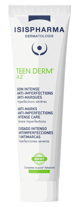 ISISPHARMA Teen Derm A.Z sejas krēms, 30 ml - 1