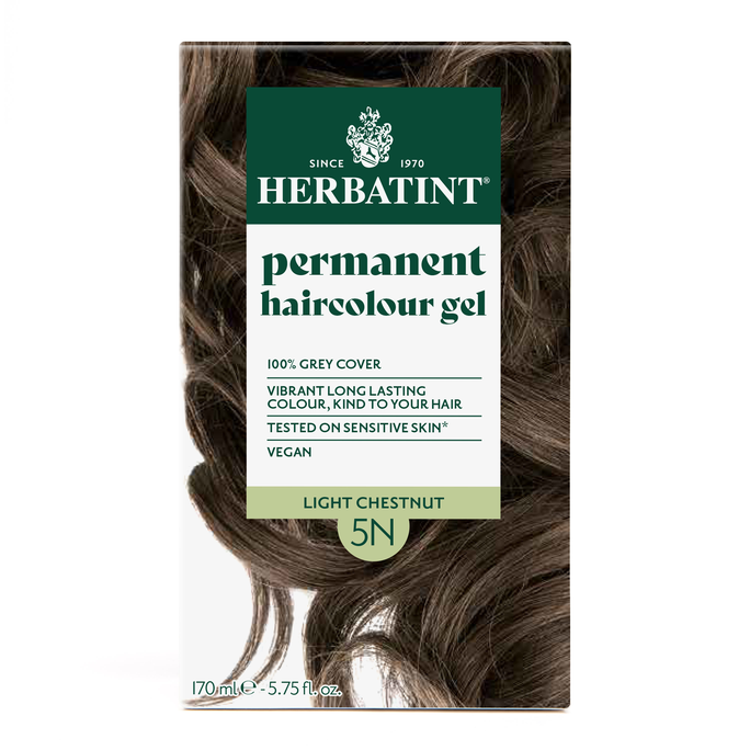 HERBATINT 5N Light Chestnut matu krāsa, 170 ml - 2