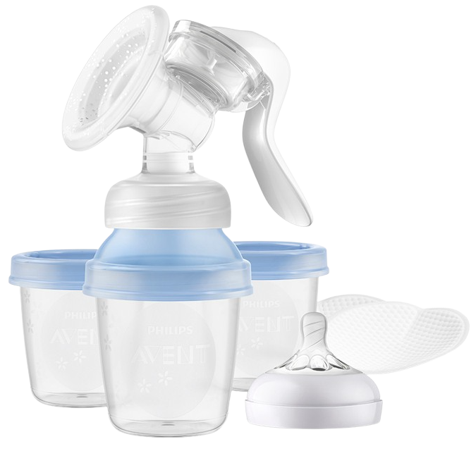 PHILIPS Avent Lotus trauciņi un manuālais piena pumpis, 1 gab. - 1