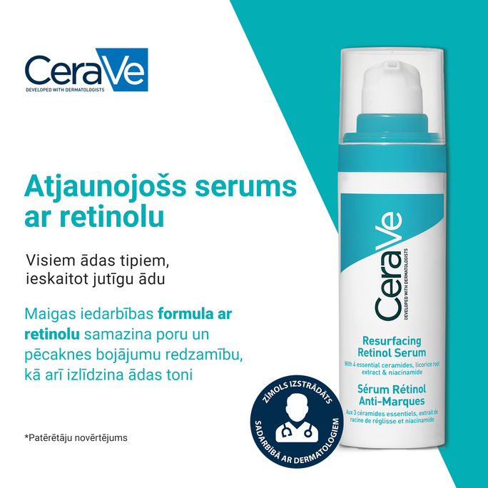 CERAVE Resyrfacing Retinol serums, 30 ml - 3
