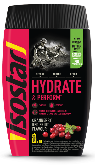 ISOSTAR Hydrate & Perform Cranberry Red fruits pulveris, 400 g - 1