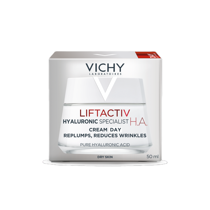 VICHY Liftactiv H.A. Anti-Wrinkle Firming For Dry Skin sejas krēms, 50 ml - 2