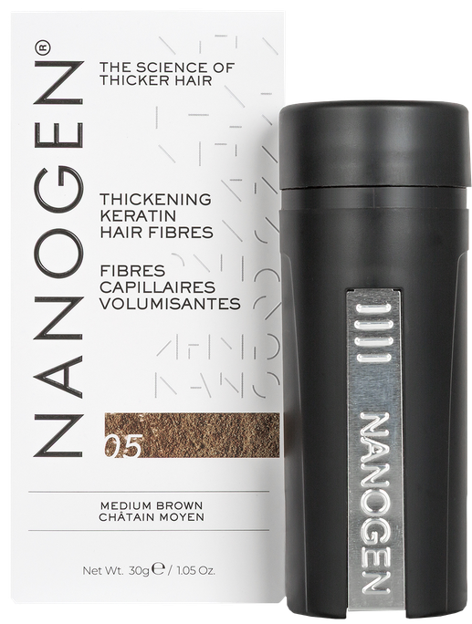 NANOGEN Keratin Medium Brown matu šķiedras, 30 g - 1