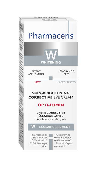 PHARMACERIS W Opti-Lumin Skin-Brightening Corrective acu krēms, 15 ml - 2