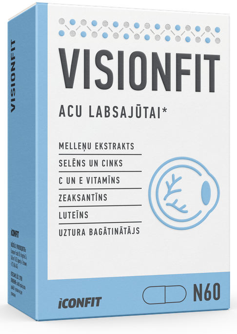ICONFIT Bilster Visionfit kapsulas, 60 gab. - 1