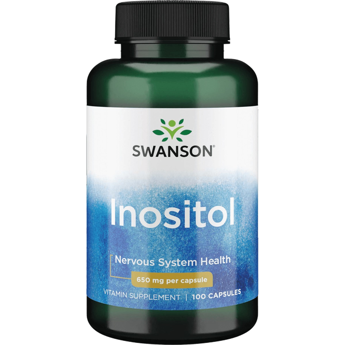 SWANSON Inozitolis 650 Mg, nervų sistemos veiklai, kapsulės, 100 vnt. - 1