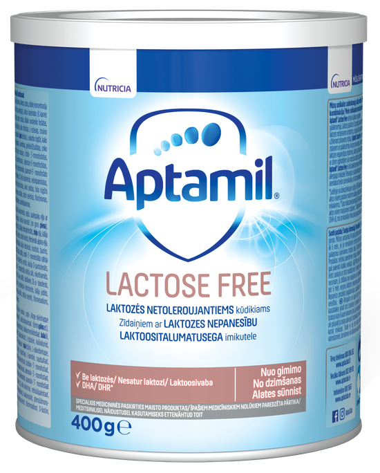 APTAMIL Lactose Free piena maisījums, 400 g - 1