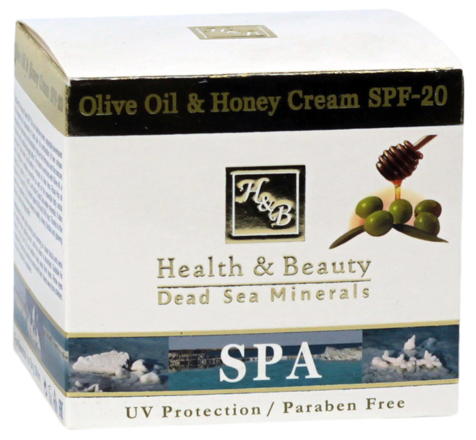 HEALTH&BEAUTY Dead Sea Minerals Olive Oil & Honey sejas krēms, 50 ml - 1