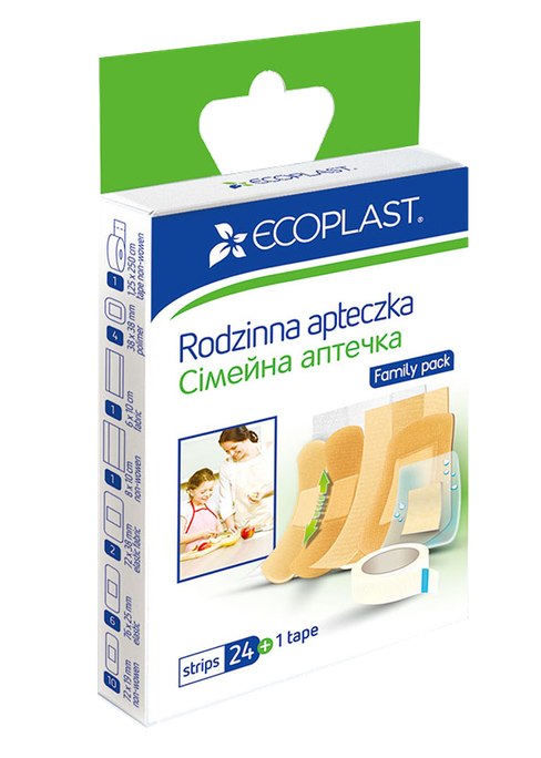ECOPLAST Family Pack plāksteri, 25 gab. - 1