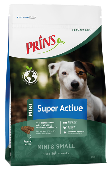 PRINS ProCare Mini Super Active sausā barība, 3 kg - 1
