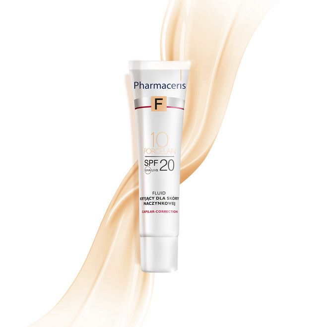 PHARMACERIS F Capilar-Correction 10 Porcelain SPF 20 fluīds, 30 ml - 2