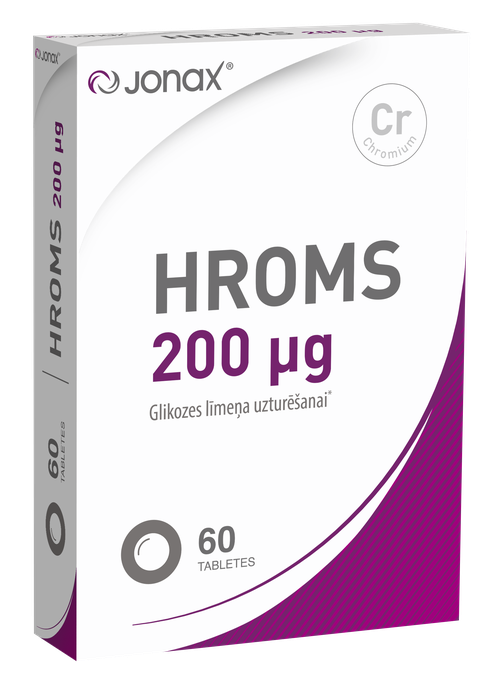 JONAX Hroms 200 μg tabletes, 60 gab. - 1
