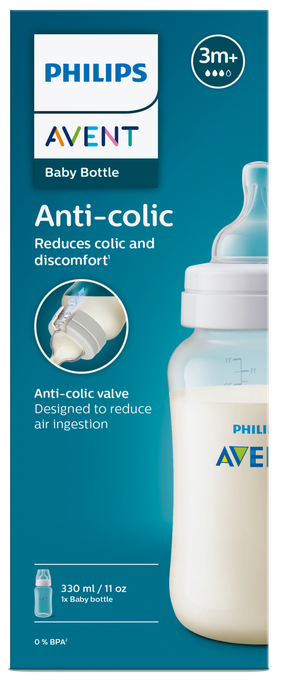 PHILIPS Avent Anti-colic 330 ml, 3m+ pudelīte, 1 gab. - 1