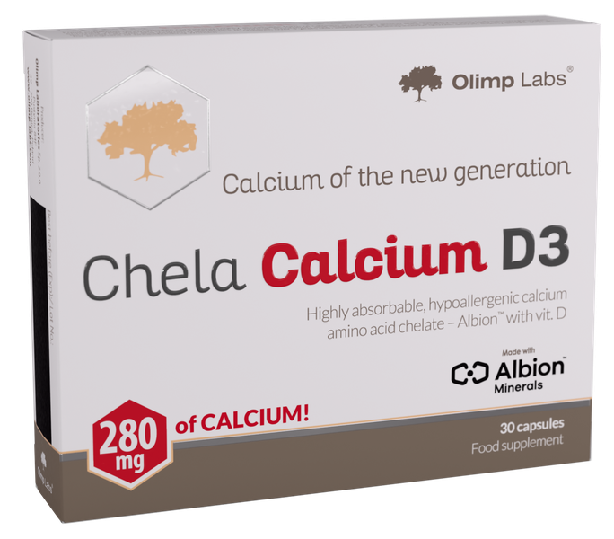 OLIMP LABS Chela - Calcium D3 kapsulas, 30 gab. - 2