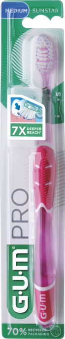 GUM Pro Medium zobu birste, 1 gab. - 4