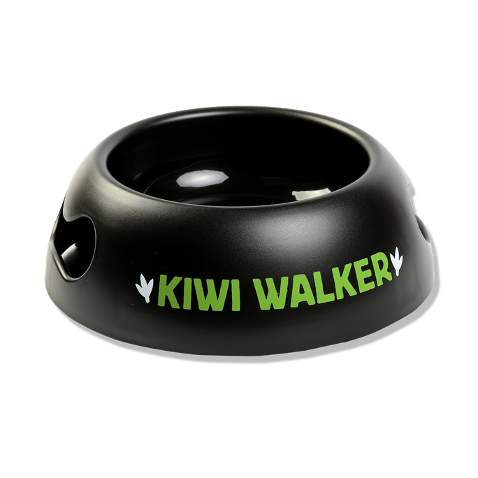 KIWI WALKER Melnā, Zaļa, M bļoda, 1 gab. - 2