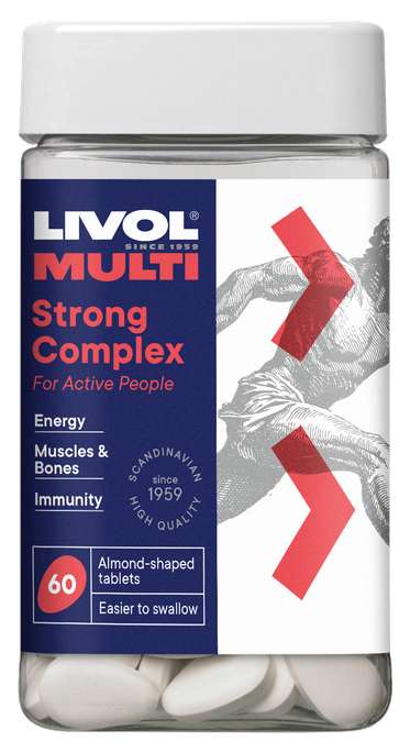 LIVOL Multi Strong Complex tabletes, 60 gab. - 1
