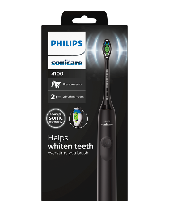 PHILIPS Sonicare 4100HX3681/54(melna) elektriskā zobu birste, 1 gab. - 1