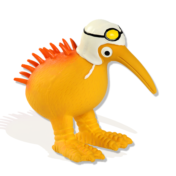 KIWI WALKER Whistle, Ar Baltu Ķiveri, One Size, Oranža, Lateksa rotaļlieta, 1 gab. - 1