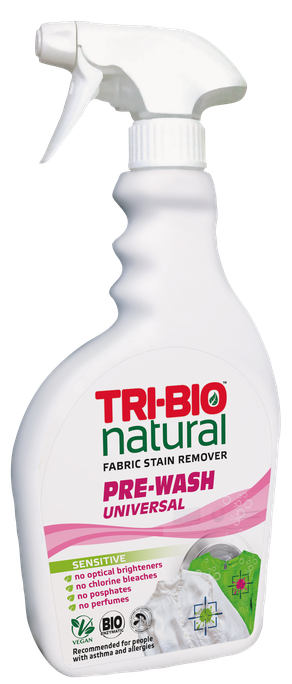 TRI-BIO Natural Pre-Wash Universal izsmidzināms traipu tīrīšanas līdzeklis, 420 ml - 1