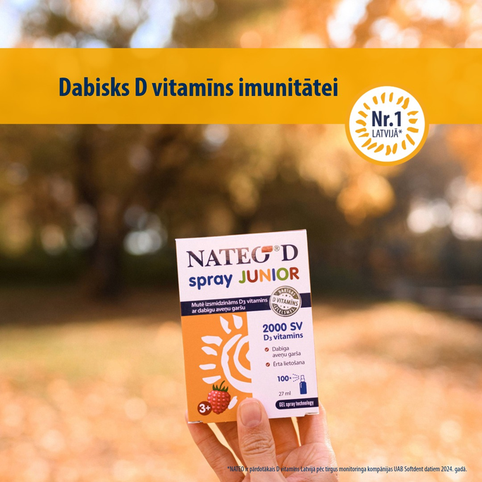 NATEO D Junior SV 2000 gela sprejs, 27 ml - 3