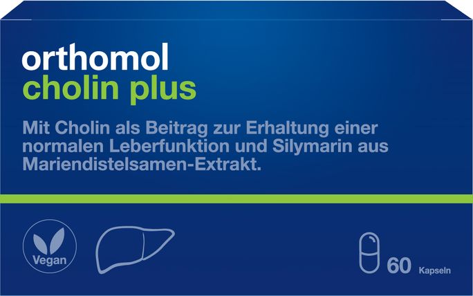 ORTHOMOL Cholin Plus kapsulas, 60 gab. - 1