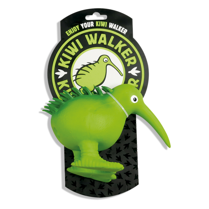 KIWI WALKER Whistle, M Izmēra, Zaļa, Lateksa rotaļlieta, 1 gab. - 2