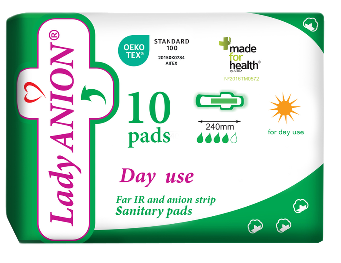 LADY ANION Day Use higiēniskās paketes, 10 gab. - 1