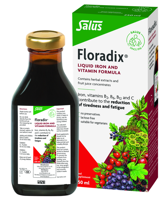 FLORADIX Liquid Iron šķidrums, 250 ml - 1