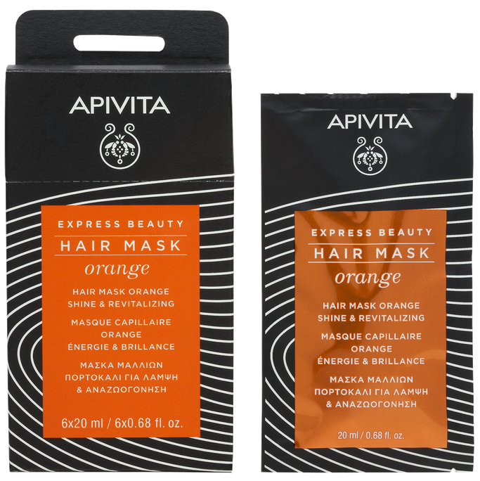 APIVITA Express Beauty Shine & Revitalizing With Orange maska matiem, 20 ml - 1
