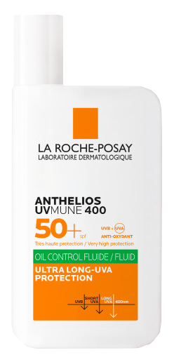 LA ROCHE-POSAY Anthelios Uvmune Oil Control Fluid SPF 50+ apsauginis kremas nuo saulės, 50 ml - 1