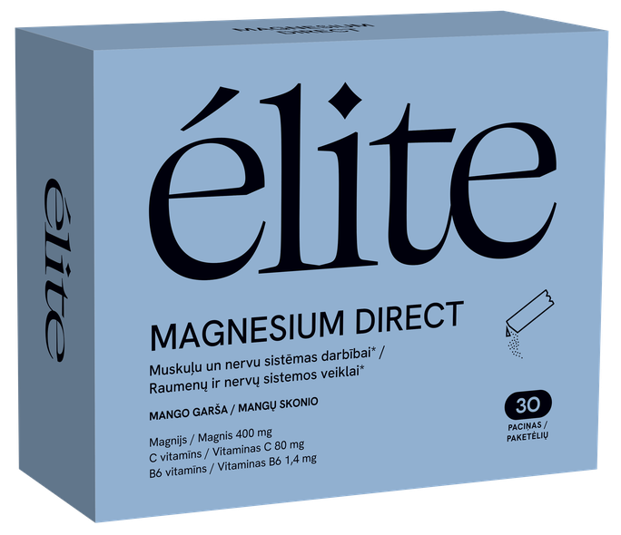 ELITE Magnesium Direct paketėliai, 30 vnt. - 1