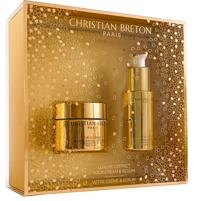 CHRISTIAN BRETON Coffret Blue Top Ultimate Regenerating Day cream+Ultimate Lifting serum dāvanu komplekts, 1 gab. - 1
